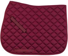 Tapis De Selle - Chabraque Coton Matelassé, Cheval - Bordeaux - Cheval