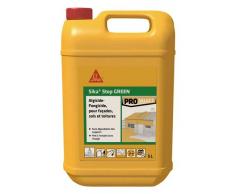 TRAITEMENT ALGICIDE FONGICIDE DEPOT VERT ANTI CHAMPIGNON TERRASSE TOIT TOITURE FACADE MUR 5L