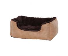 Lit chien coussin chien panier chien avec coussin taille S marron/beige