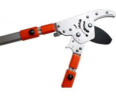 Garden factory - Coupe Branche à crémaillère cisaille Ultra puissante avec Manches télescopiques à crans.