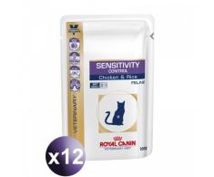Royal Canin Sensitivity Control S/O Sachets Fraîcheur au Poulet Nourriture pour Chat 1,2 kg