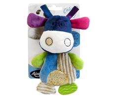 AIME Jouet Chien, Mini Peluche Vache 16 cm, Jouet Peluche pour Chien