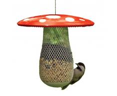 La meilleure mangeoire pour oiseaux sauvages afin den attirer plus, remplissez-la avec des graines de tournesol noir, des arachides et des boulettes de suif. Facile à installer, nettoyer et remplir, il sagit du cadeau parfait