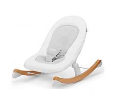 Kinderkraft Transat Bébé FINIO, Balancelle, Multifonctions, Pliable, Blanc