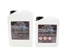 Résine époxy 2K EP 3 kg, Résine de lamination, pour table de jardin, terrasse, aquarium, résistant aux UV