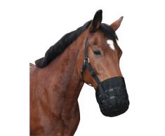 Kerbl Cheval Muselière en Nylon pour Cheval de Selle Noir