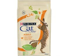 CAT CHOW Croquettes avec Naturiumtm Riche en Poulet pour Chat Adulte 10 kg