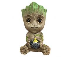 SLOME Décoration daquarium en résine avec pompe à oxygène et pierre à bulles dair pour aquarium