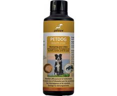 Peticare Chien Bio Shampoing Anti-Puces et Demangeaisons - Shampooing spécial Aussi Contre acariens et infestation fongique, soulage prurit, Soins pour Peau Sensible - petDog Health 2104 (250 ML)