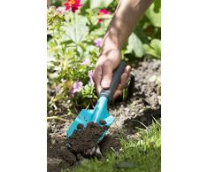 Transplantoir Classic de Gardena : Pelle Universelle pour la Plantation et le Repiquage Dans le Jardin et sur le Balcon, Acier de Qualité, Poignée Ergonomique, Largeur de Travail 8 cm (8950-20)