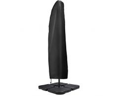 RATEL Housse de Protection pour Parasol Déporté, pour Parasol de Jardin à Mât Excentré en 210D Oxford Imperméable Résistant à UV avec fermeture à glissière et Sac de Rangement