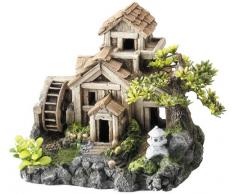 Europet Bernina Décor pour Aquarium en Polyrésine Bonsaï Mill 260 x 165 x 205 mm