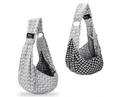 CUBY Sac de Transport réversible pour Animal Domestique, Mains Libres, Sac de Transport Doux et Confortable pour Chien, Chat, Lapin