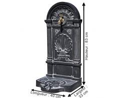 LORIGINALE DECO Fontaine Extérieur Fontaine Jardin Fontaine Fonte Grise 83 cm x 40 cm x 33 cm