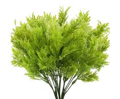 XHXSTORE 3PCS Plante Artificielle Exterieur Interieur Arbuste Artificiel Fougères Artificielles Arbustes Artificiels Verdure Boston Fougere Decoration Interieur Jardin Maison à Pot Suspendu