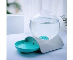 NIBESSER Distributeur Eau Chien Chat Automatique Distributeur de Nourriture et Eau Fontaine Distributeur de Bouteille deau de Cuvette Chien Chat