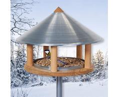 Voss.garden Mangeoire pour Oiseaux « Roskilde », Maisonnette en Design Danois Exclusif, 155 cm de Haut, diamètre 40 cm