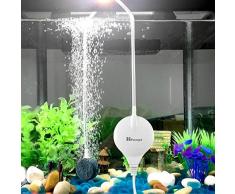CHIALSTAR Super Mini Pompe électromagnétique dair Ultra-silencieuse, Pompe à oxygène d’Aquarium