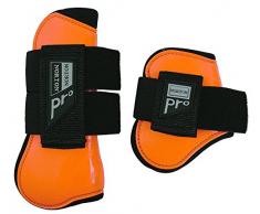 Protège-boulets NORTON PRO Tendon déquitation dabsorption des chocs dans toutes les couleurs Orange/noir Poney