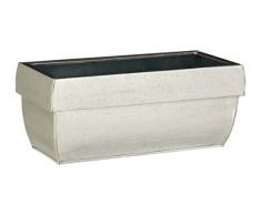Dehner Cache-Pot, jardinière en Zinc env. 80 x 18 x 17 cm
