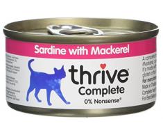 thrive Complete Nourriture avec Sardine/Maquereau pour Chat 6 x 75 g
