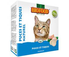 Biofood Friandise Anti-Puces Naturel pour Chat 100 Pièces