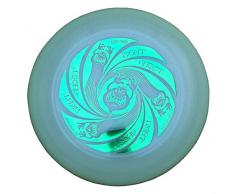 Discraft Ultimate Frisbee Ultra Star Ghost Night Glow Verde métallique - Noctilucent