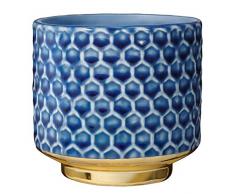 Pot de fleurs Bloomingville, Bleu, Céramique