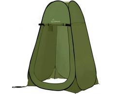 WolfWise Tente de Douche Pop Up Toilette Cabinet de Changement Camping Abri de Plein Air Vestiaire Extérieure Intérieure Portable