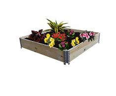 Multitanks - Carré potager en bois naturel 800x800mm