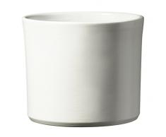 Soendgen Cache-Pot en céramique Miami, Argile, weiß, 20 x 20 x 17 cm