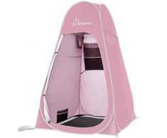 WolfWise Portable Tente de Douche Pop Up Toilette Changement Camping Abri de Plein Air Vestiaire Extérieure Intérieure