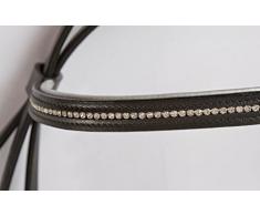 Kerbl Silverado 2.0 Bridon pour Cheval de Selle Noir