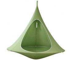 Topinged Balançoire Hamac Chaise Forme Conique Tente Arbre Suspendu Silkworm Cocoon Pliant Étanche Balançoire Chaise Enfants Et Adultes Intérieur Extérieur Hamac-C