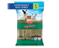 Kaytee Cubes de Foin Naturel Timothy Aliments Riches en Fibres pour Les Petits Animaux 454 g