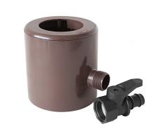 First Plast rapf186 m Récupérateur eau de pluie avec parafoglie et vanne Raccord de tuyau marron