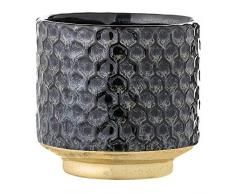 Pot de fleurs Bloomingville, Bleu foncé Céramique