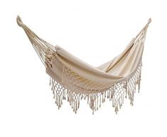 Hamac Franges 2 Places- Hamac Double - Hamac écru - Hamac Pas Cher - Hamac 350 x 160 cm
