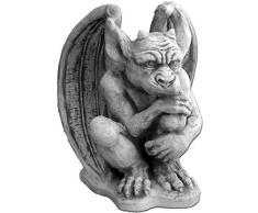 gartendekoparadies.de - Grande gargouille de jardin en pierre résistante au gel