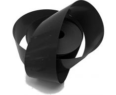 Sorton Bordure de pelouse flexible en PVC Différentes longueurs et couleurs 10 cm / 25 m Noir