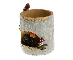 VORCOOL Pot de fleur mignon Black Bear fleur Sedum Succulent Pot planteur Bonsai creux boîte lit bureau maison jardin Pot Decor