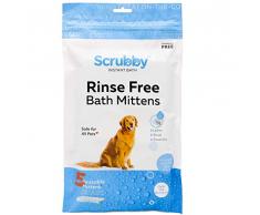 ScrubbyPet sans Rinçage Pet Chien Shampooing Mitaines Gant De Bain Instantané Gant Facile Lingettes De Toilettage Aucun Mess Réutilisable (15 Gants)