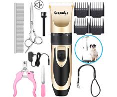 Ensemble de Tondeuse de toilettage pour Animaux de Compagnie, kit de toilettage de Chien Rechargeable Professionnel Assorti