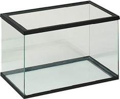 Flamingo Aquarium en Verre pour Aquariophilie Noir 40 x 20 x 25 cm