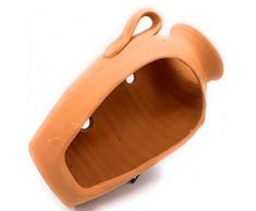 Sun Cakes Amphora Pot de Fleurs en céramique avec poignée en Terre Cuite Hauteur 25 cm