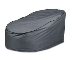 Housse / Bâche de protection rond Ø 2 m de qualité supérieure pour Canapé de jardin en rotin / Chaise longue bain de soleil / Lit détente de Gartenpirat®