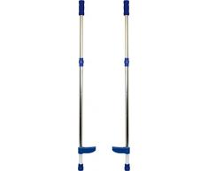 Small Foot Company- Echasses avec Tige télescopique, pour Enfants, en Aluminium Solide, Repose-Pieds Ajustables, à partir de 4 Ans, 9511