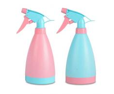 Cymax Lot de 2 flacons pulvérisateur vides de Grande Taille 500 ML Rechargeables Anti-Fuite avec Modes brumisateur et Flux pour huiles essentielles, Eau, Cuisine, Salle de Bain et Nettoyage