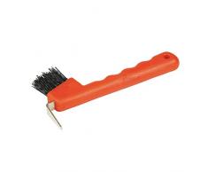 Roma - Cure Pied avec Brosse - Cheval (Taille unique) (Orange)