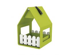 Emsa 514491 Landhaus Mangeoire pour Oiseaux Polypropylène Vert